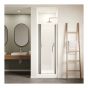 Douche Jasmin Sleek DI, 30” x 32” x 73 1/2", blanc