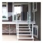 Stair Riser – Aluminum - 3 Stairs – White - 30"