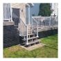 Stair Riser – Aluminum - 3 Stairs – White - 30"