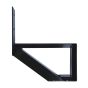 Stair Riser – Aluminum - 1 Stair – Black – 10 1/4"