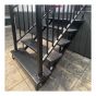 Stair Riser – Aluminum - 5 Stairs – Black - 45"
