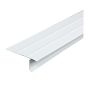 Larmier, aluminium, STD, blanc, 10’