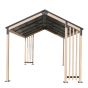 Gazebo, Malito, acier, 10’ x 12’