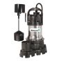 Pompe d'effluent submersible, Fonte, 1/2 CV