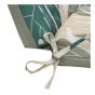 Coussin de dossier haut, palmier, sauge, 19" x 42"