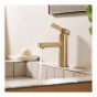 Robinet pour lavabo, Beric, 1 poignée, or bronzé