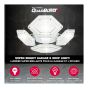 Lumière de garage Quad Burst, 5500 Lumens, LED, 4 Panels