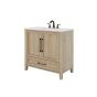 Meuble-lavabo Colter, 36", tan vieilli