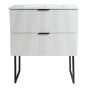 Meuble-lavabo Leiria, 30" X 33 ¾" X 18 ¼", blanc