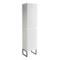 Armoire de rangement Leiria, 16" x 70" x 13", blanc