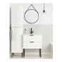 Armoire de rangement Leiria, 16" x 70" x 13", blanc