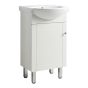 Meuble-lavabo Braga, 19,3" x 33 ½" x 15 ¾", blanc