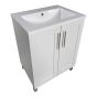 Meuble-lavabo Lagoa, 24", blanc