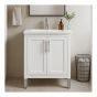Meuble-lavabo Lagoa, 24", blanc
