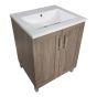 Meuble-lavabo Lagoa, 24", fini bois