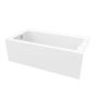 Aveiro Alcove Bathtub - Left Hand Outlet – White – 30” x 60”