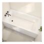 Aveiro Alcove Bathtub - Left Hand Outlet – White – 30” x 60”