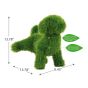 Topiaire de gazon, Chien Pate levée, vert, 13"