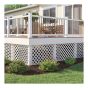 Treillis, Classique, PVC, blanc, 4’ x 8’