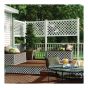 Treillis, Classique, PVC, blanc, 4’ x 8’