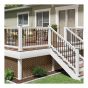 Treillis, Diamant, PVC, noyer, 4’ x 8’