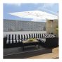 Treillis, Diamant, PVC, gris, 4’ x 8’