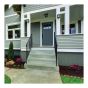 Treillis, Diamant, PVC, gris, 4’ x 8’