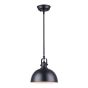 Temarra Pendant Light – 9" – Matte Black
