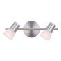 Track – 2 Lights – Hudsa - Brushed Nickel