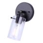 Deleska Wall Light – 1 Light – Black