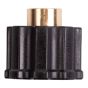 Adaptateur, FNPT x femelle, M22, gris/noir, 1/4"