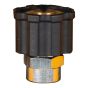 Adaptateur, FNTP x Femelle, M22, gris/noir, 3/8"