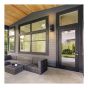 Applique murale extérieure Palzio, DEL intégrée 9,5 W, noir