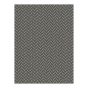 Tapis décoratif Wells, gris argile, polypropylène, endos antidérapant, 36 x 48 po