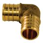 Coude 90 degrés, laiton, 1/2 PEX, 50/pqt