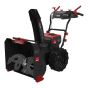 Cordless 2‑Stage Snow Blower – 24", 62V, 2 Batteries – Black