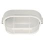 Luminaire mural extérieur, 8,25" x 4,13" x 4,38", blanc