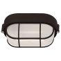 Luminaire mural extérieur, 8,25" x 4,13" x 4,38", noir