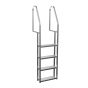 Dock Ladder, 4-Step, Aluminum