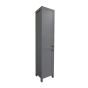Makala Storage Linen Cabinet - 15.75" x 74.75" x 13" - Matte Grey Finish