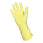 Cleaning Gloves – Lined Latex – Size L – Yellow