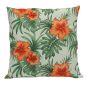 Outdoor Cushion - Hibiscus Pattern - 16" x 16"