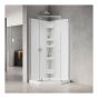 Calliope Shower Kit – 3-Piece Neo-Angle – 36" x 36" – Chrome
