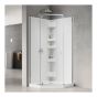 Calliope Shower Kit – 3-Piece Neo-Angle – 36" x 36" – Chrome