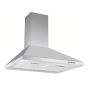 Hotte cheminée pyramide murale, 30", acier inoxydable