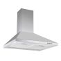 Hotte cheminée pyramide murale, 30", acier inoxydable