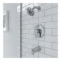 Robinet de bain-douche Classique, 1 poignée, fini chrome poli