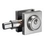 Single Cylinder Deadbolt Lock - 65mm Square - Satin Nickel