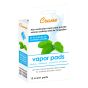 Tampons vapeur universel, menthol et eucalyptus, paquet de 12 unités