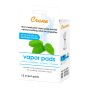 Tampons vapeur universel, menthol et eucalyptus, paquet de 12 unités